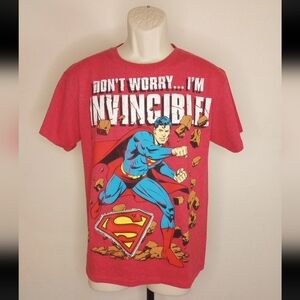 DC Comics Red Superman Invincible T-Shirt Sz XXL (18)